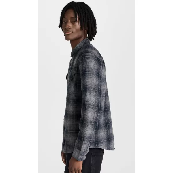 RVCA Mens Thatll Work Flannel Long Sleeve Woven ShirtDayshift FlannelRvca Black