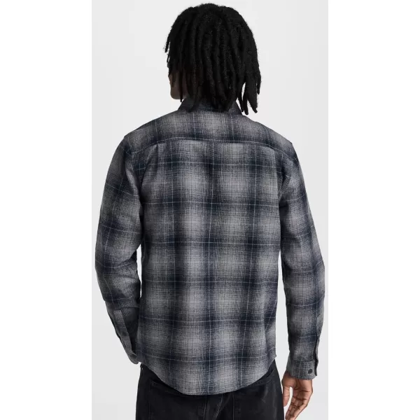 RVCA Mens Thatll Work Flannel Long Sleeve Woven ShirtDayshift FlannelRvca Black