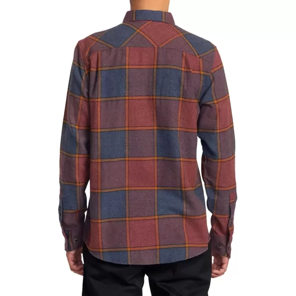 RVCA Mens Thatll Work Flannel Long Sleeve Woven ShirtThatll WorkNew Moody