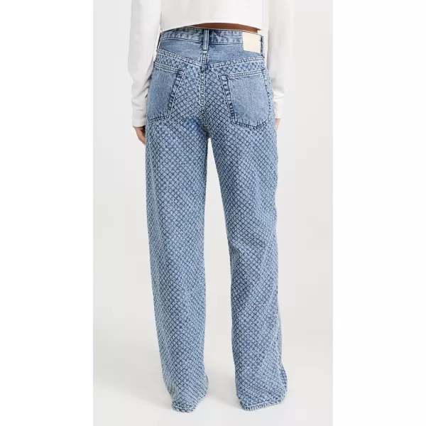 Rag amp Bone Womens Logan Tweed JeansIndigo Tweed