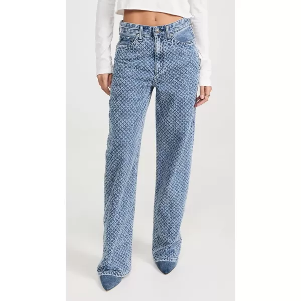 Rag amp Bone Womens Logan Tweed JeansIndigo Tweed