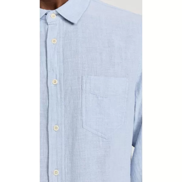 Rails Mens Wyatt Long Sleeve ShirtBlue Melange