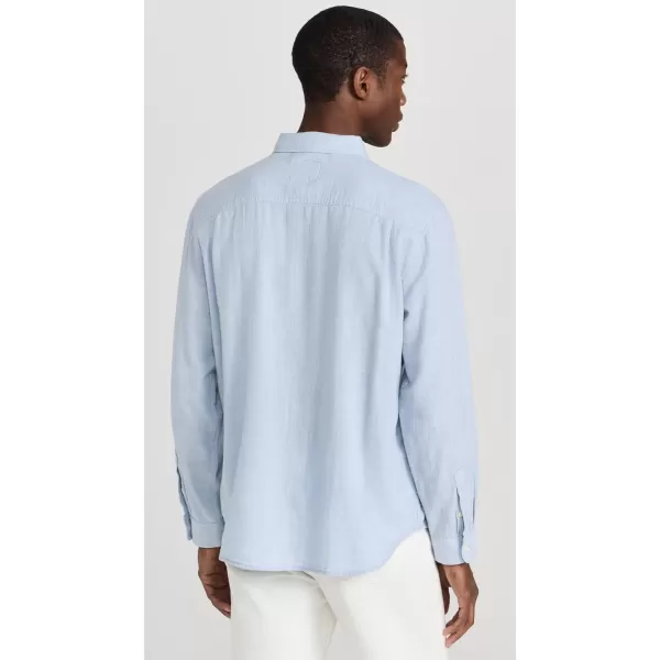 Rails Mens Wyatt Long Sleeve ShirtBlue Melange