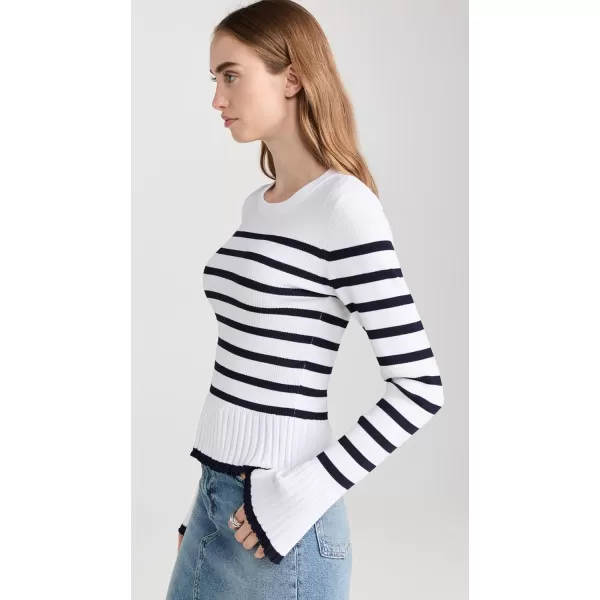 Rails Womens Gemma PulloverIvory Navy Stripe