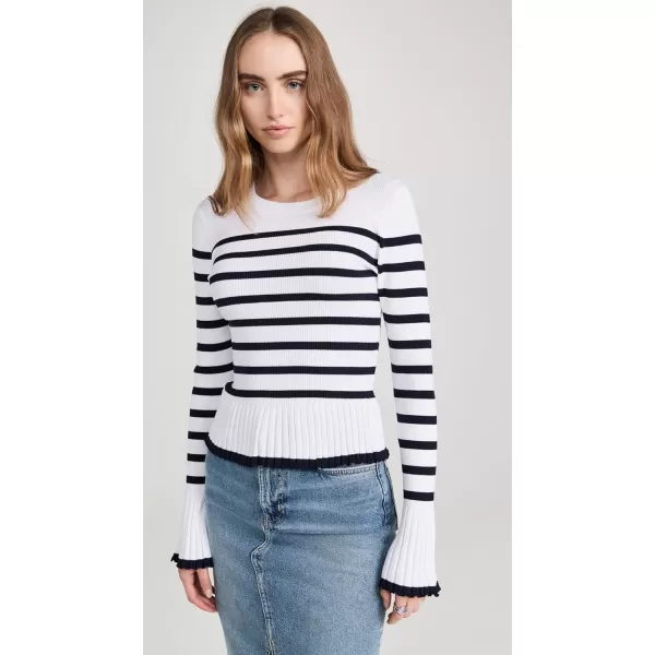 Rails Womens Gemma PulloverIvory Navy Stripe