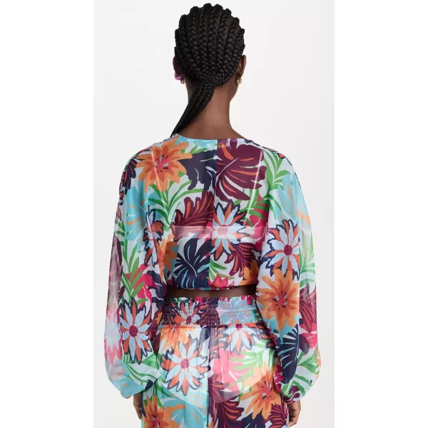 Ramy Brook Womens Kori TopMulti Flower Print