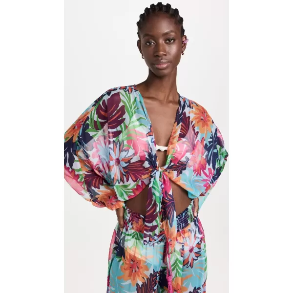 Ramy Brook Womens Kori TopMulti Flower Print