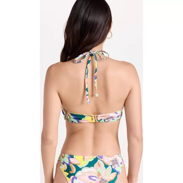 Ramy Brook Womens Lanai Printed Elmar Bikini TopLemon Multi Lanai Floral Print