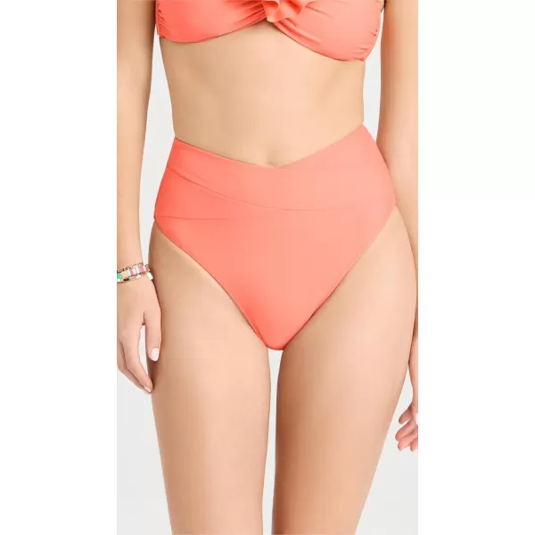 Ramy Brook Womens Luella Bikini BottomsOrangeade