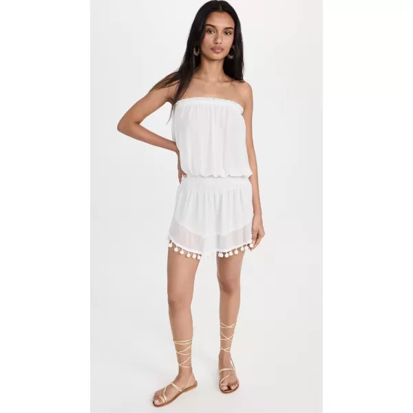 Ramy Brook Womens Standard Marcie Strapless Mini DressWhite