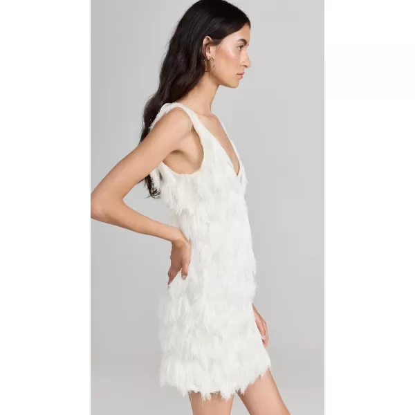 Ramy Brook Womens Xenia DressIvory Summertime Fringe