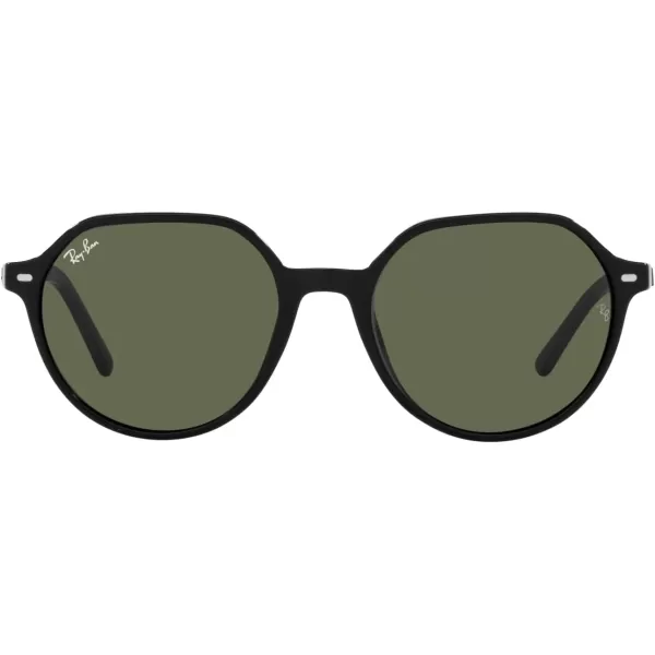 RayBan RB2195 Thalia Square SunglassesBlackGreen