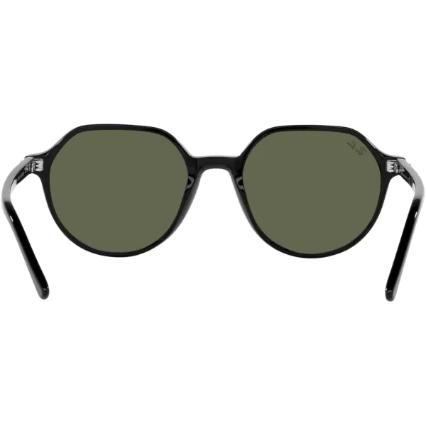 RayBan RB2195 Thalia Square SunglassesBlackGreen