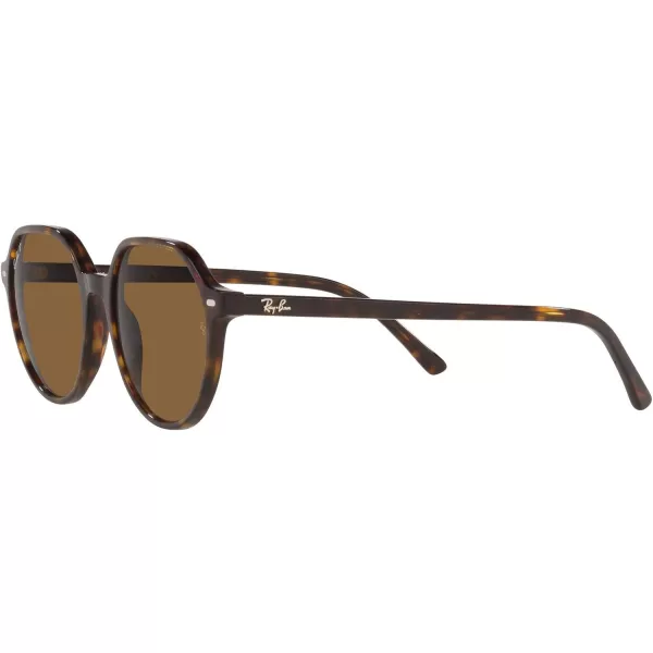 RayBan RB2195 Thalia Square SunglassesHavanaPolarized Brown