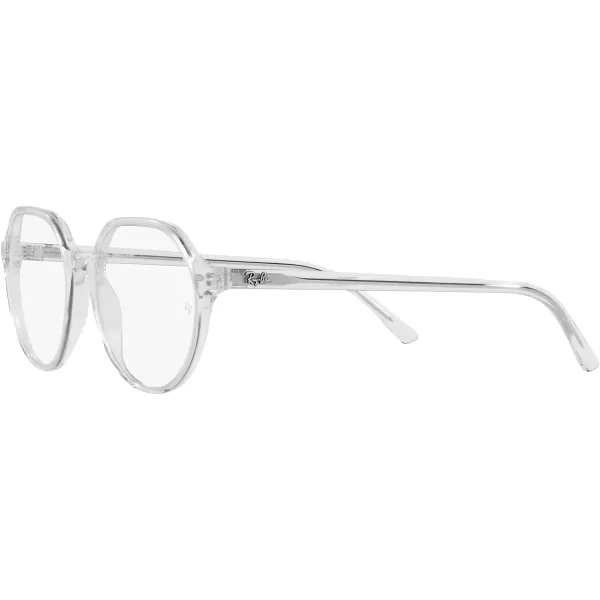 RayBan RB2195 Thalia Square SunglassesTransparentTransition Clear to Sapphire