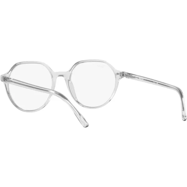 RayBan RB2195 Thalia Square SunglassesTransparentTransition Clear to Sapphire