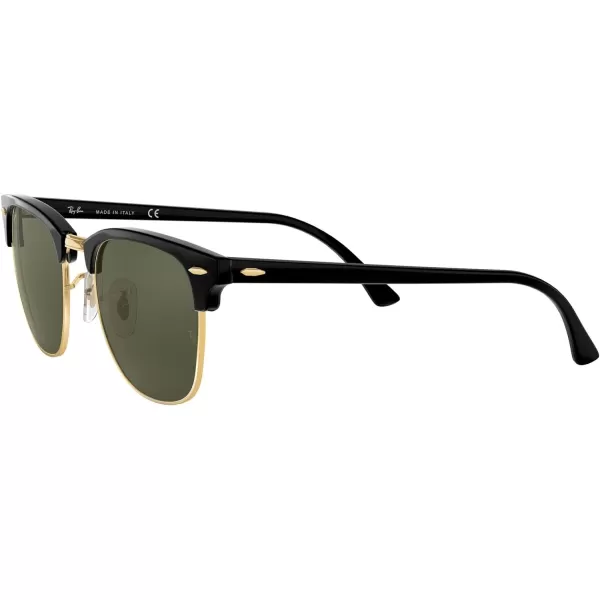 RayBan RB3016 Classic Clubmaster Rimless SunglassesEbony