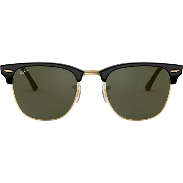 RayBan RB3016 Classic Clubmaster Rimless SunglassesEbony