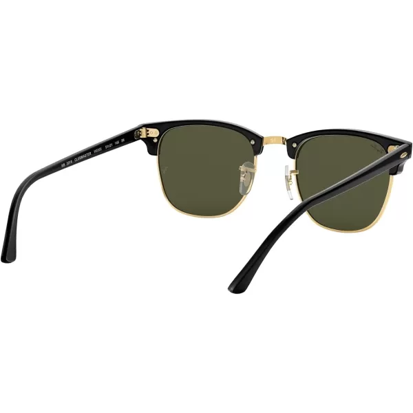 RayBan RB3016 Classic Clubmaster Rimless SunglassesEbony