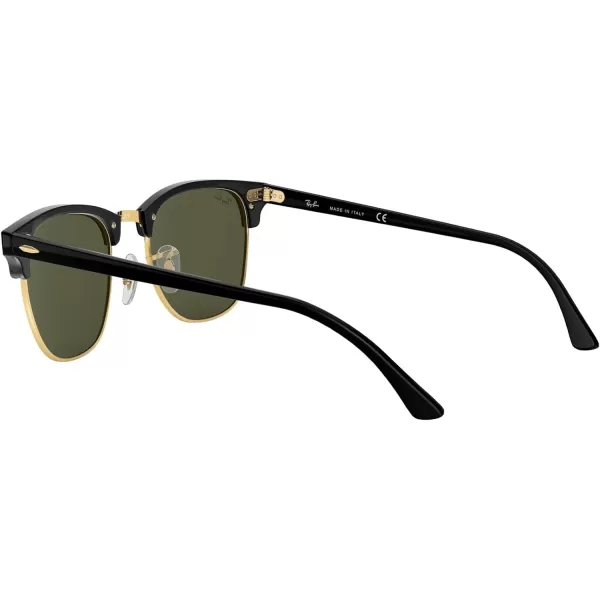 RayBan RB3016 Classic Clubmaster Rimless SunglassesEbony