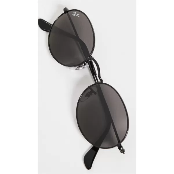 RayBan RB3547 Oval Sunglasses BlackDark Grey 51 mmRayBan RB3547 Oval Sunglasses BlackDark Grey 51 mm