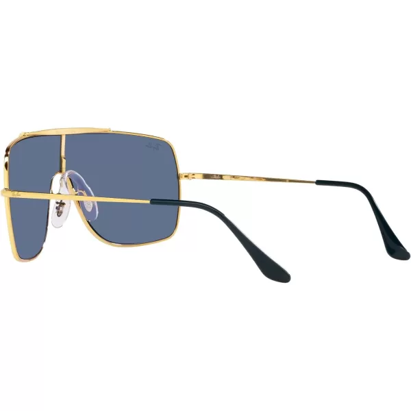 RayBan RB3697 Wings Ii Square SunglassesLegend GoldDark Blue