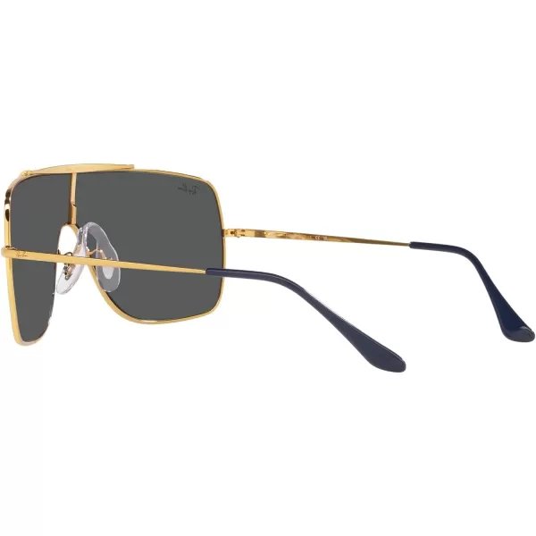 RayBan RB3697 Wings Ii Square SunglassesLegend GoldDark Grey