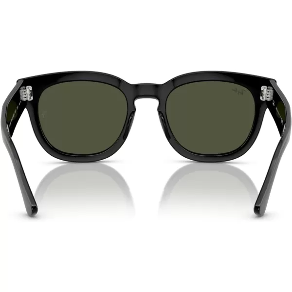 RayBan Rb0298s Mega Hawkeye Square SunglassesBlackGreen