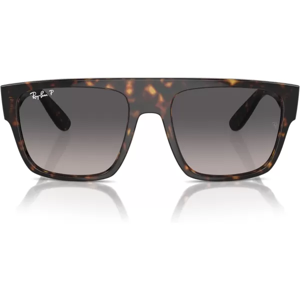 RayBan Rb0360s Drifter Square SunglassesHavanaGrey Gradient Polarized