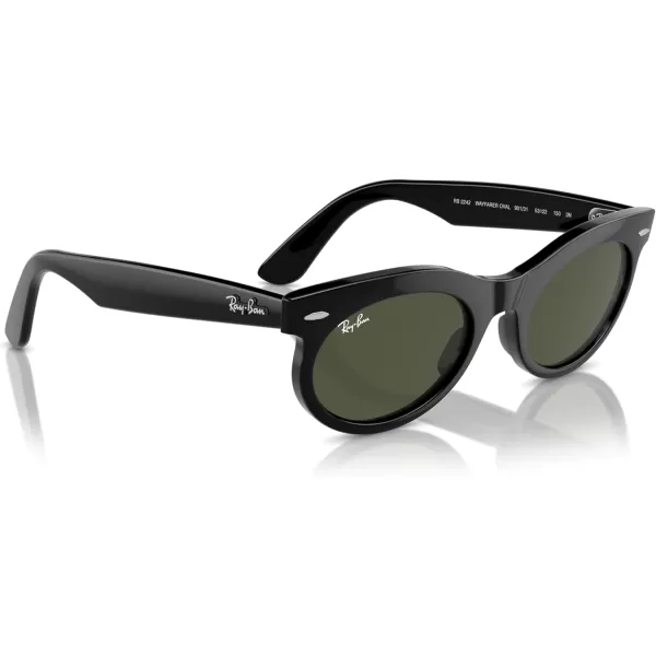 RayBan Rb2242 Wayfarer Oval SunglassesBlackGreen