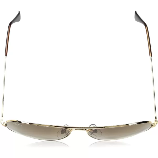 RayBan Rb3025 Classic AviatorGold WhiteCrystal Green