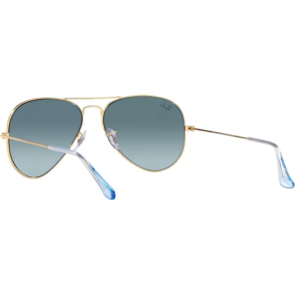 RayBan Rb3025 Classic AviatorGoldBlue Gradient Grey