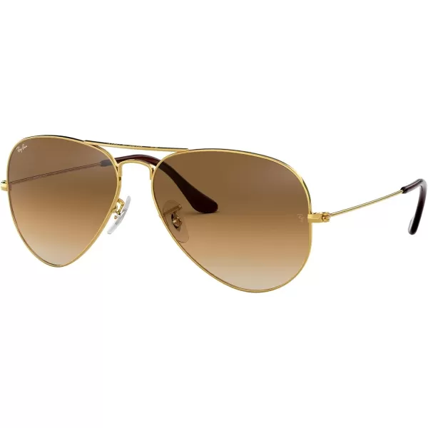 RayBan Rb3025 Classic AviatorGoldClear Gradient Brown