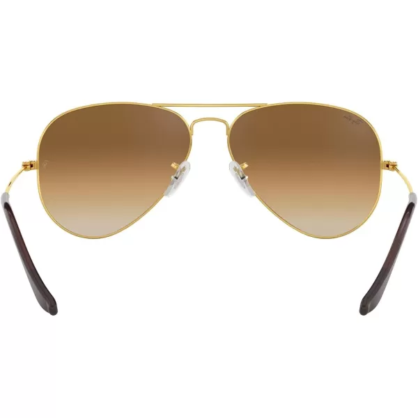 RayBan Rb3025 Classic AviatorGoldClear Gradient Brown