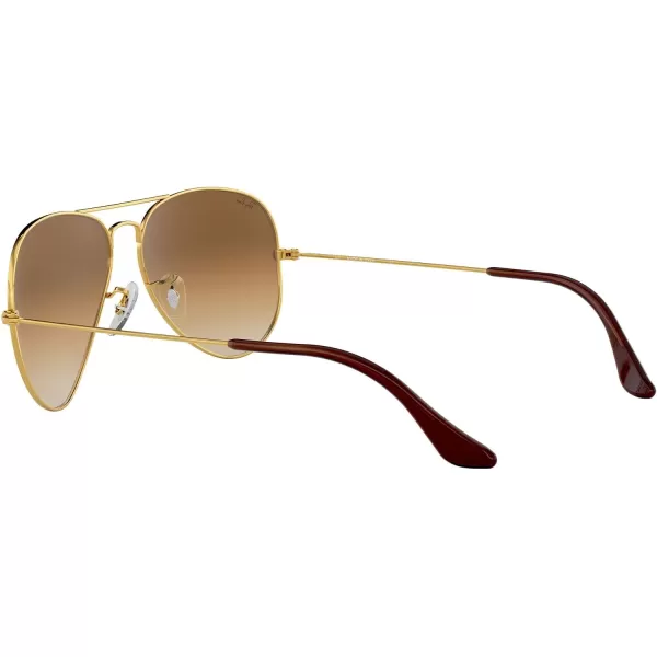 RayBan Rb3025 Classic AviatorGoldClear Gradient Brown