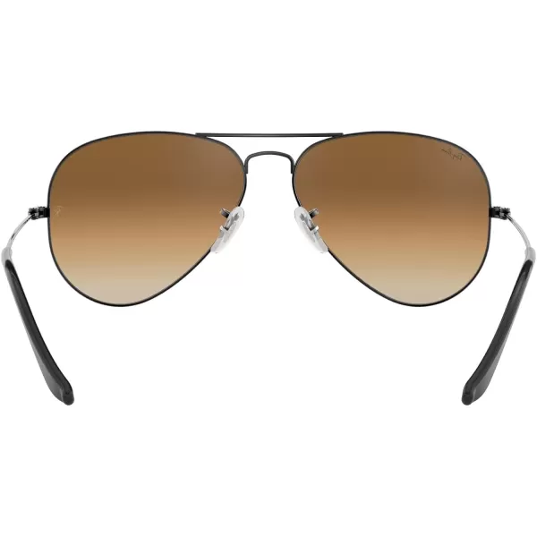 RayBan Rb3025 Classic AviatorGunmetalClear Gradient Brown