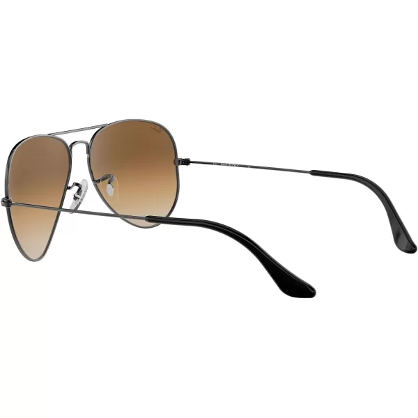 RayBan Rb3025 Classic AviatorGunmetalClear Gradient Brown