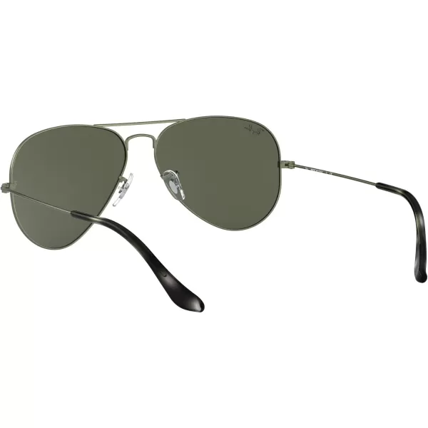 RayBan Rb3025 Classic AviatorSand Transparent GreenG15 Green