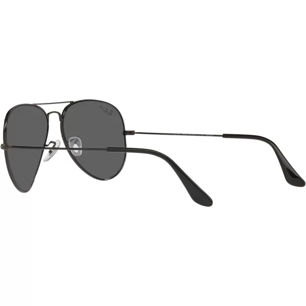 RayBan Rb3025 Classic Polarized Aviator SunglassesBlackPolarized Black