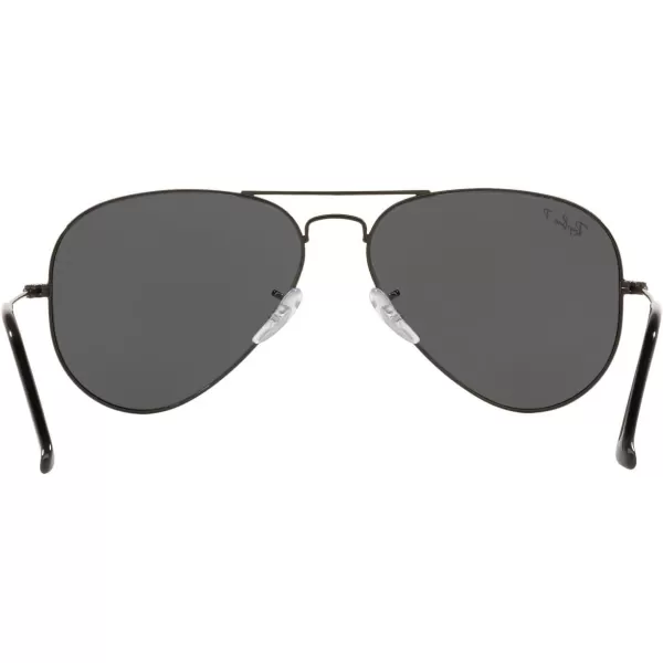 RayBan Rb3025 Classic Polarized Aviator SunglassesBlackPolarized Black