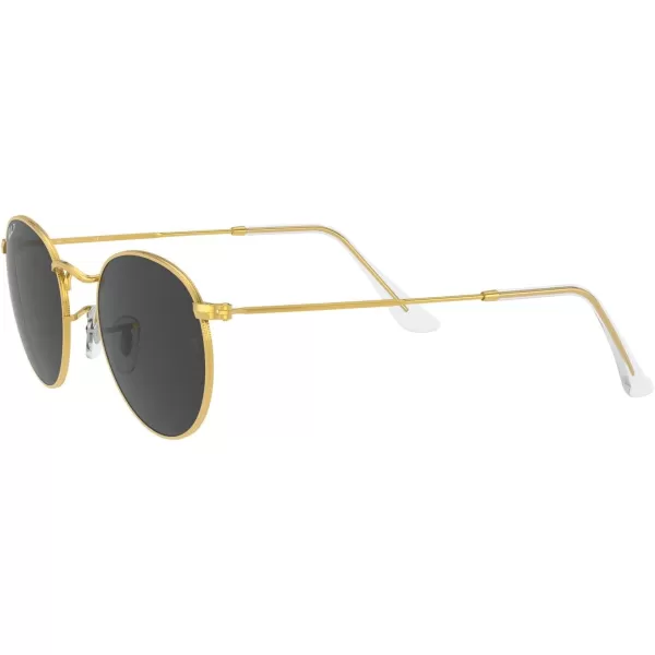 RayBan Rb3447 Round Metal SunglassesGoldBlack Polarized