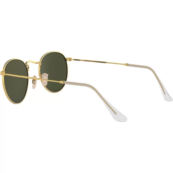 RayBan Rb3447 Round Metal SunglassesGoldG15 Green