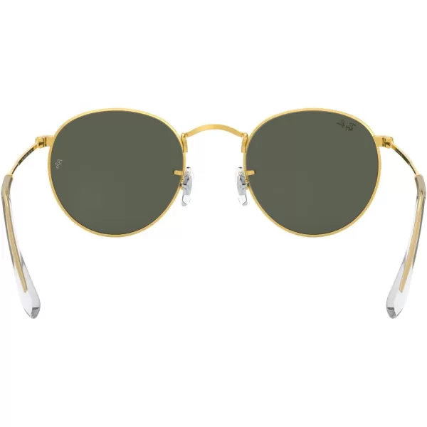 RayBan Rb3447 Round Metal SunglassesLegend GoldG15 Green