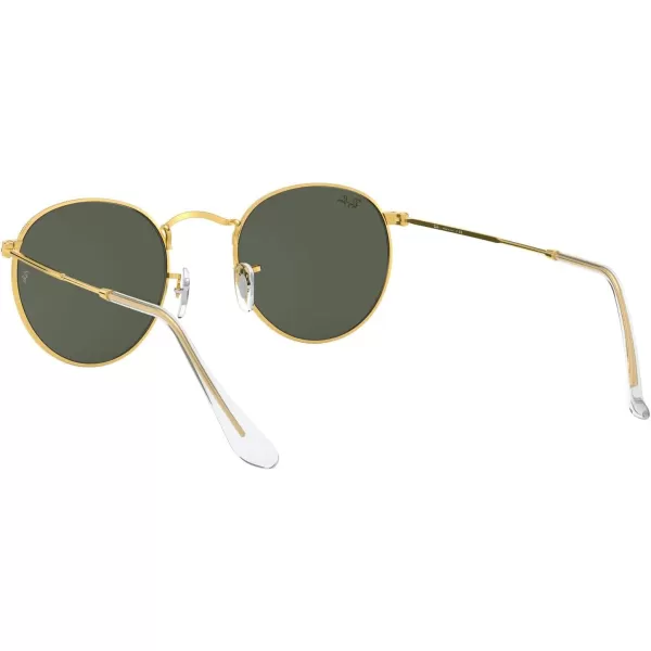 RayBan Rb3447 Round Metal SunglassesLegend GoldG15 Green