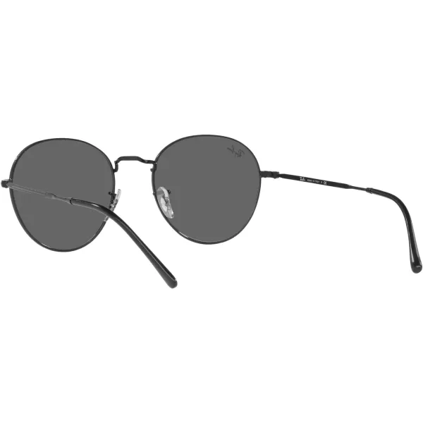 RayBan Rb3582 David Round SunglassesBlackDark Grey