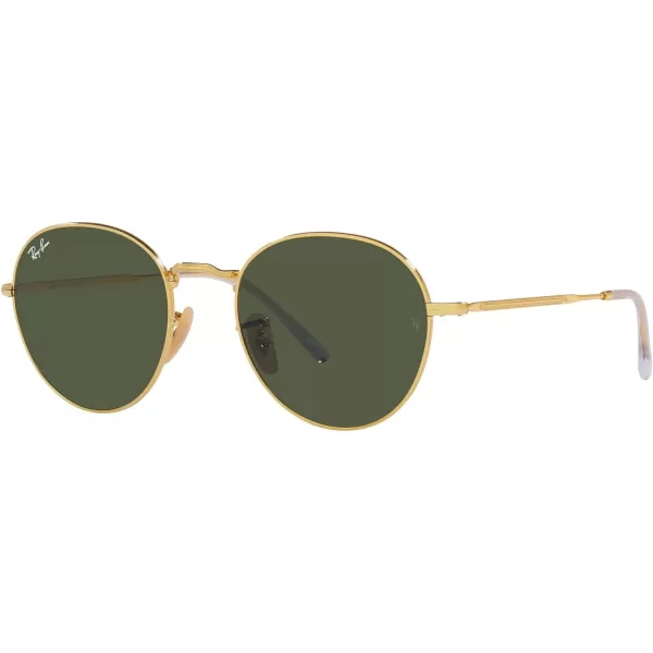 RayBan Rb3582 David Round SunglassesGoldGreen