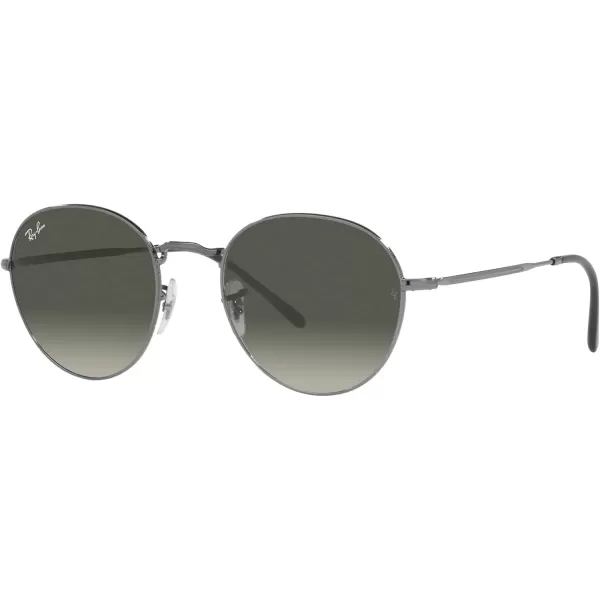 RayBan Rb3582 David Round SunglassesGunmetalGrey Gradient