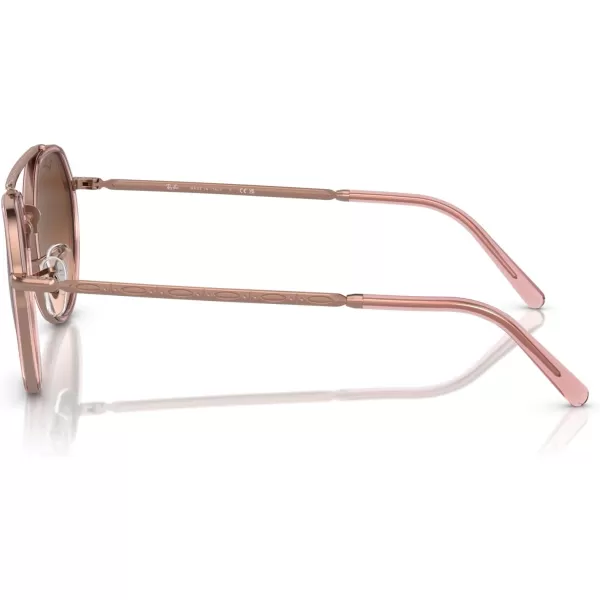 RayBan Rb3765 Round SunglassesCopperPink Gradient Brown