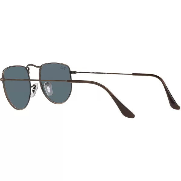 RayBan Rb3958 Elon Round SunglassesAntique CopperBlue