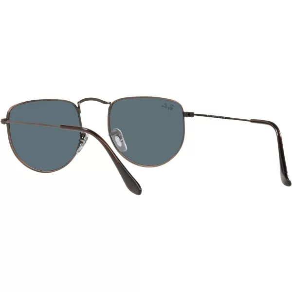 RayBan Rb3958 Elon Round SunglassesAntique CopperBlue